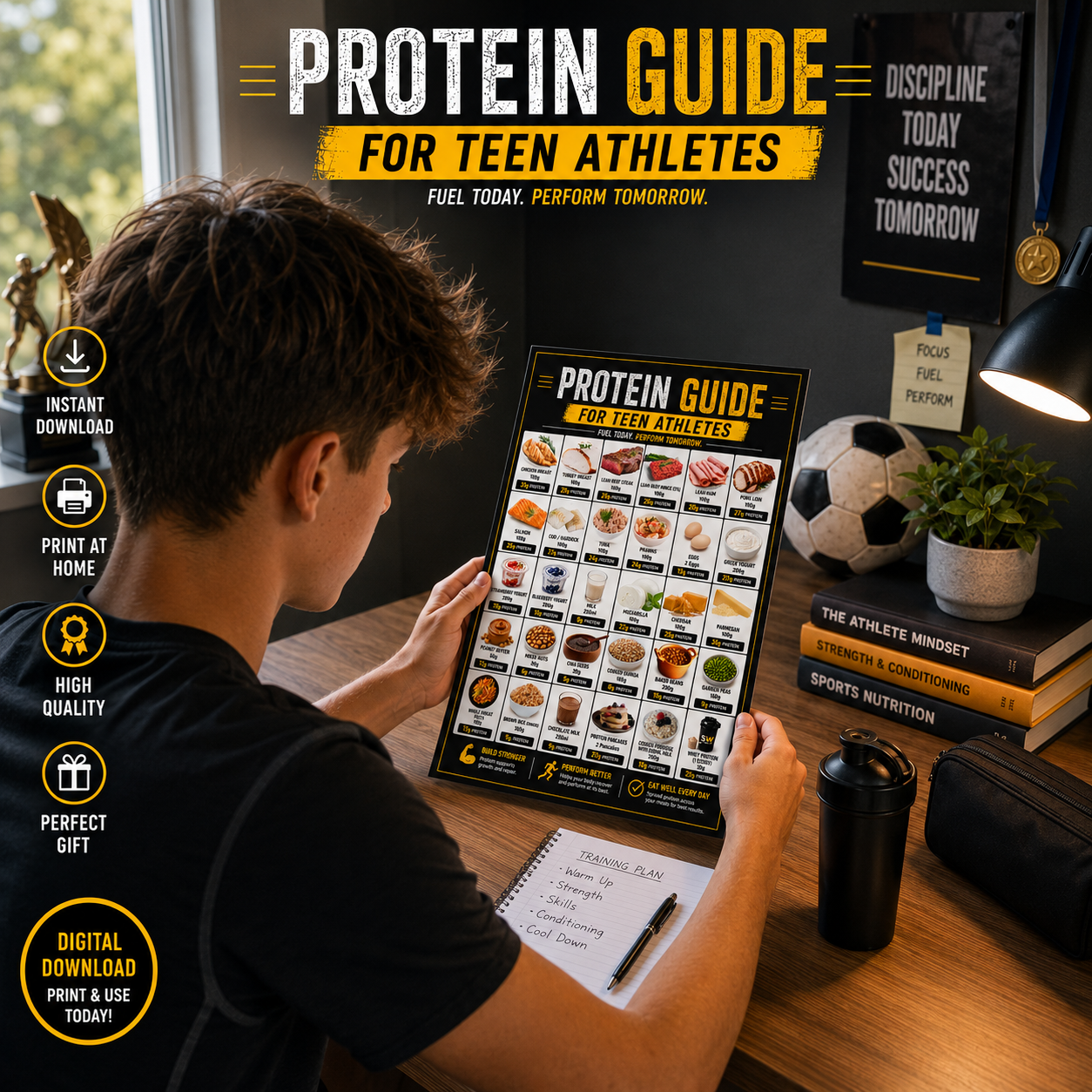 PROTEIN GUIDE FOR TEEN ATHLETES