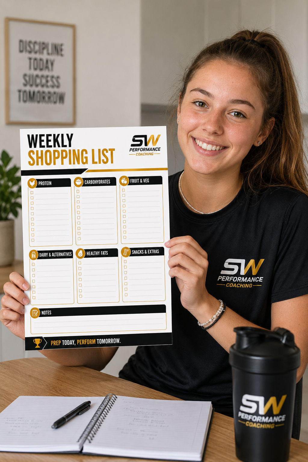 Weekly Shopping List – Youth Athlete Nutrition Planner