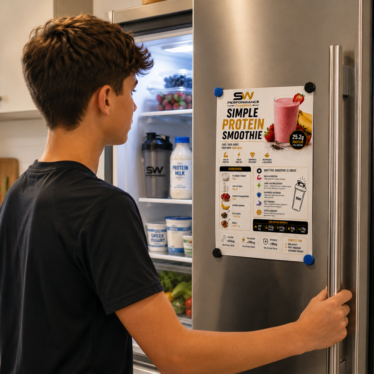 Simple Protein Smoothie Recipe – Teen Athlete Nutrition Guide